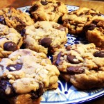 peanut butter and nutella cookies
